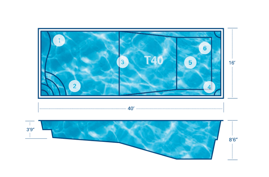 T40 Swimming Pool drawing